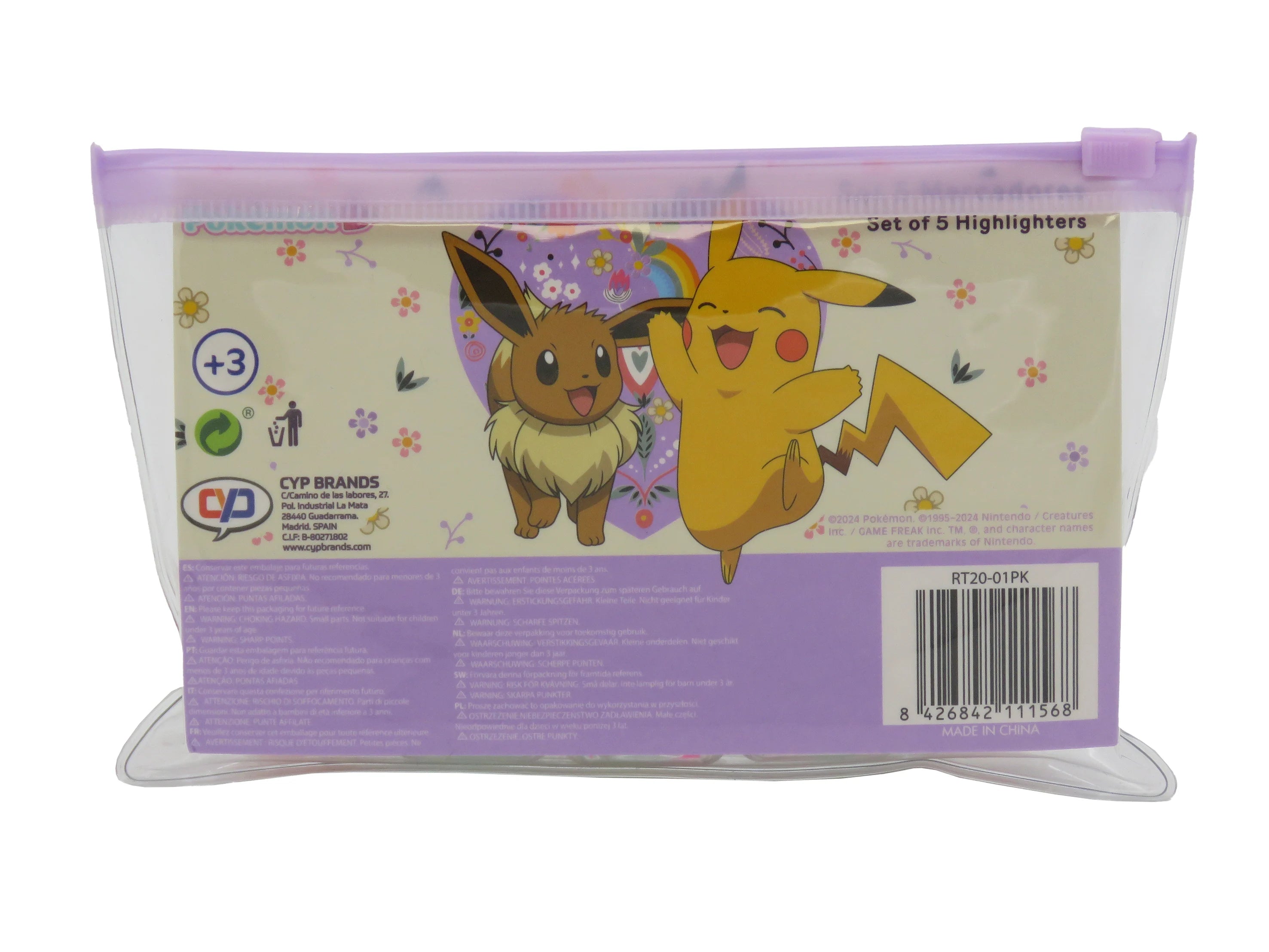 POKEMON - Flower Collection - Set de 5 Highlighters