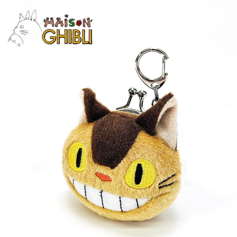 MY NEIGHBOR TOTORO - Catbus - Mini Fuwafuwa purse 7cm