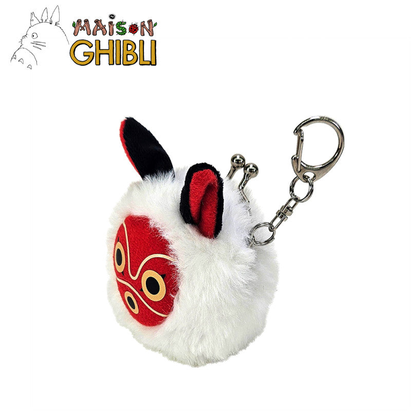 PRINCESS MONONOKE - San's Mask - Fuwafuwa Mini purse 8.5cm