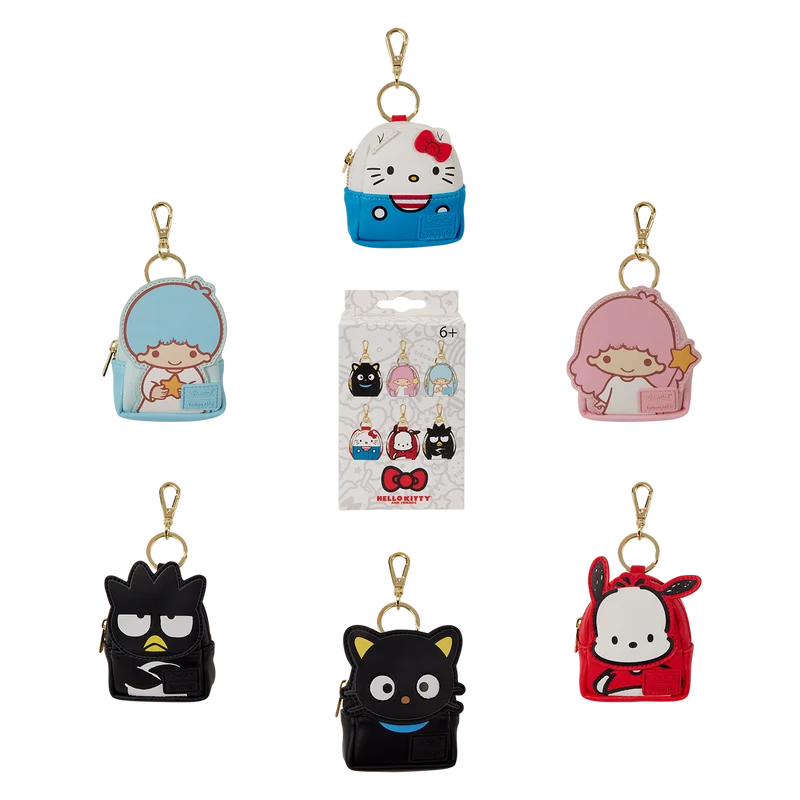 HELLO KITTY - Sanrio - Mini Backpack Bag Charm Loungefly Mystery Box