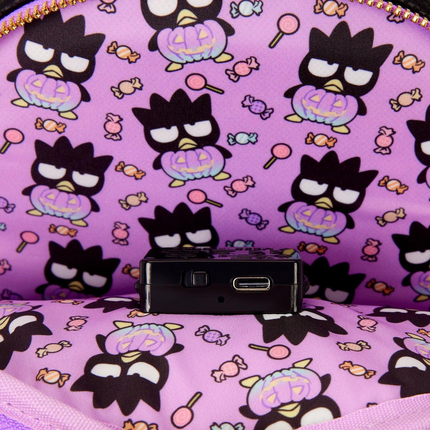 SANRIO - Badtz-Maru Pumpkin - Mini Backpack Loungefly
