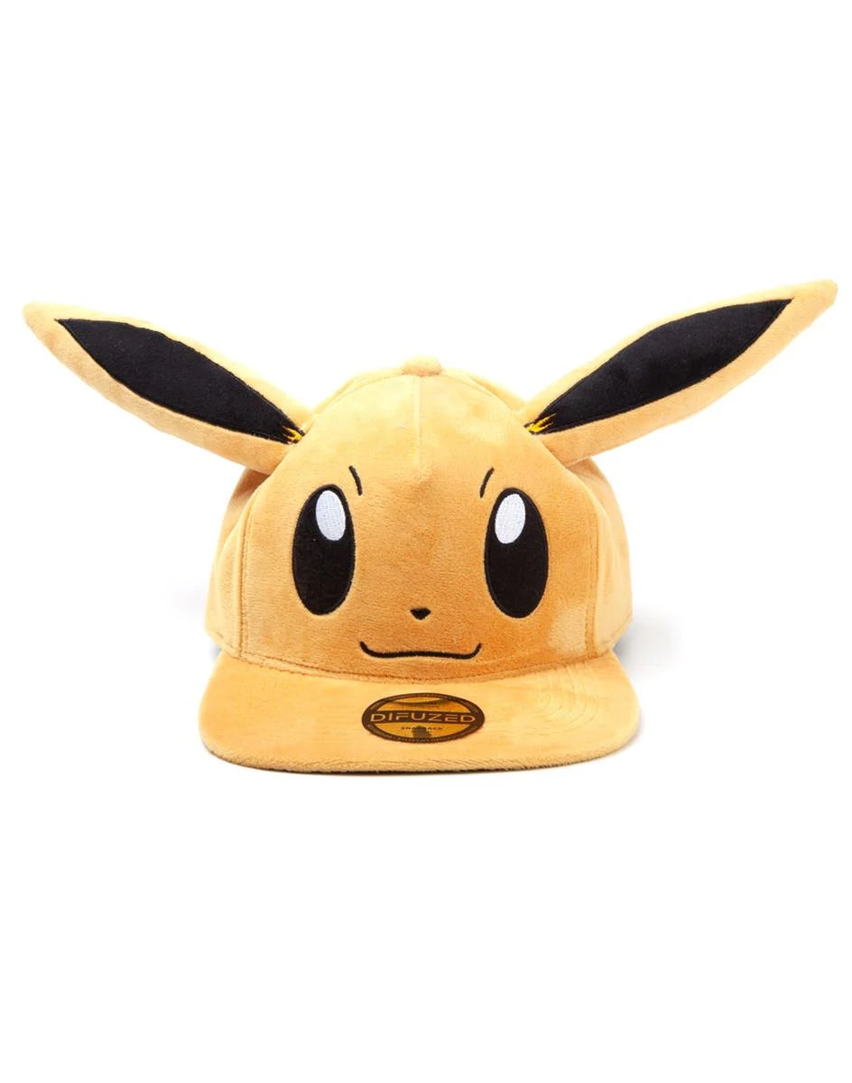 POKEMON – Evoli – Premium-Snapback aus Plüsch