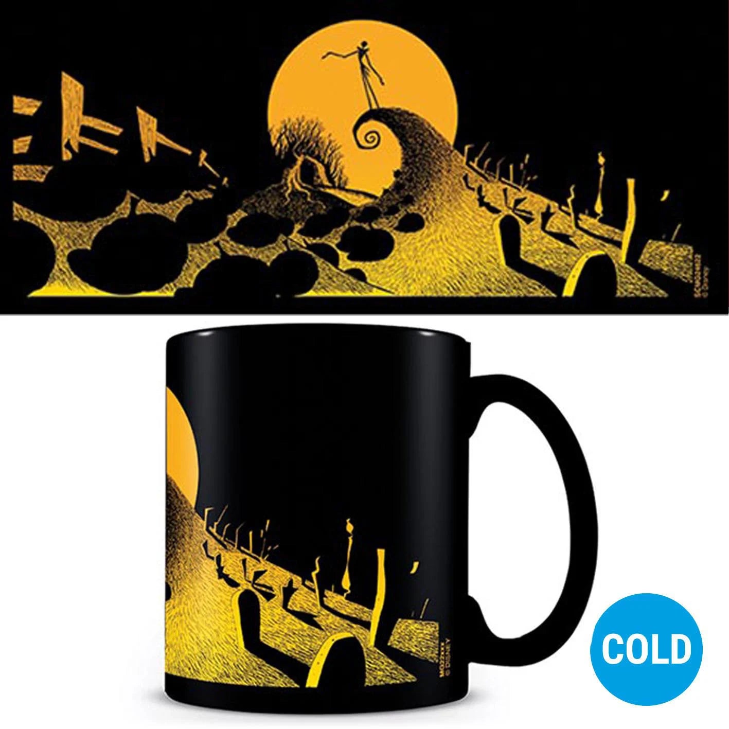 NIGHTMARE BEFORE XMAS - Graveyard Scene - Mug Heat Change 11oz