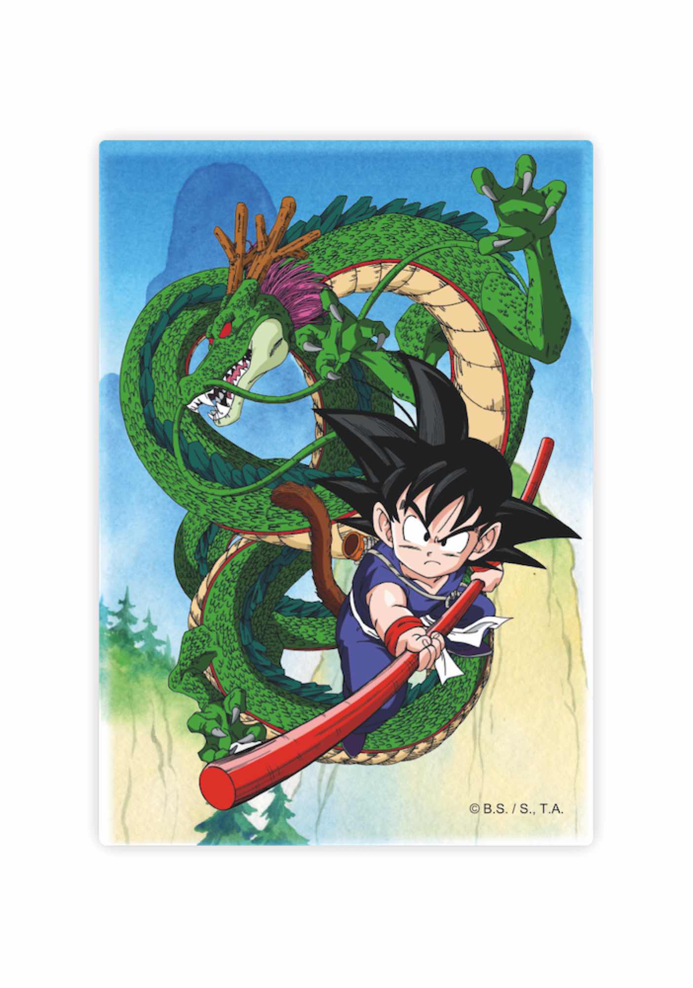 DRAGON BALL - Shenron und Goku - Magnet '10x15x1cm"