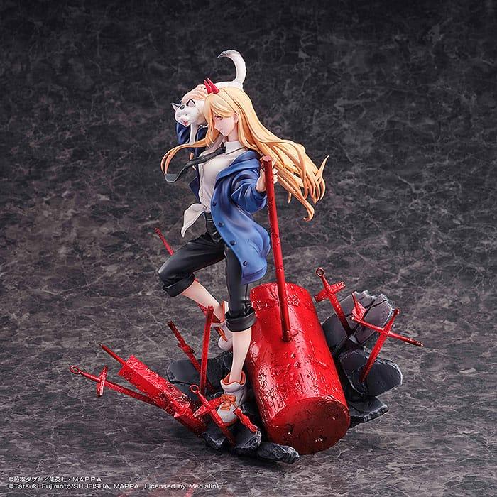 CHAINSAW MAN - Power & Meowy - Statue 28cm