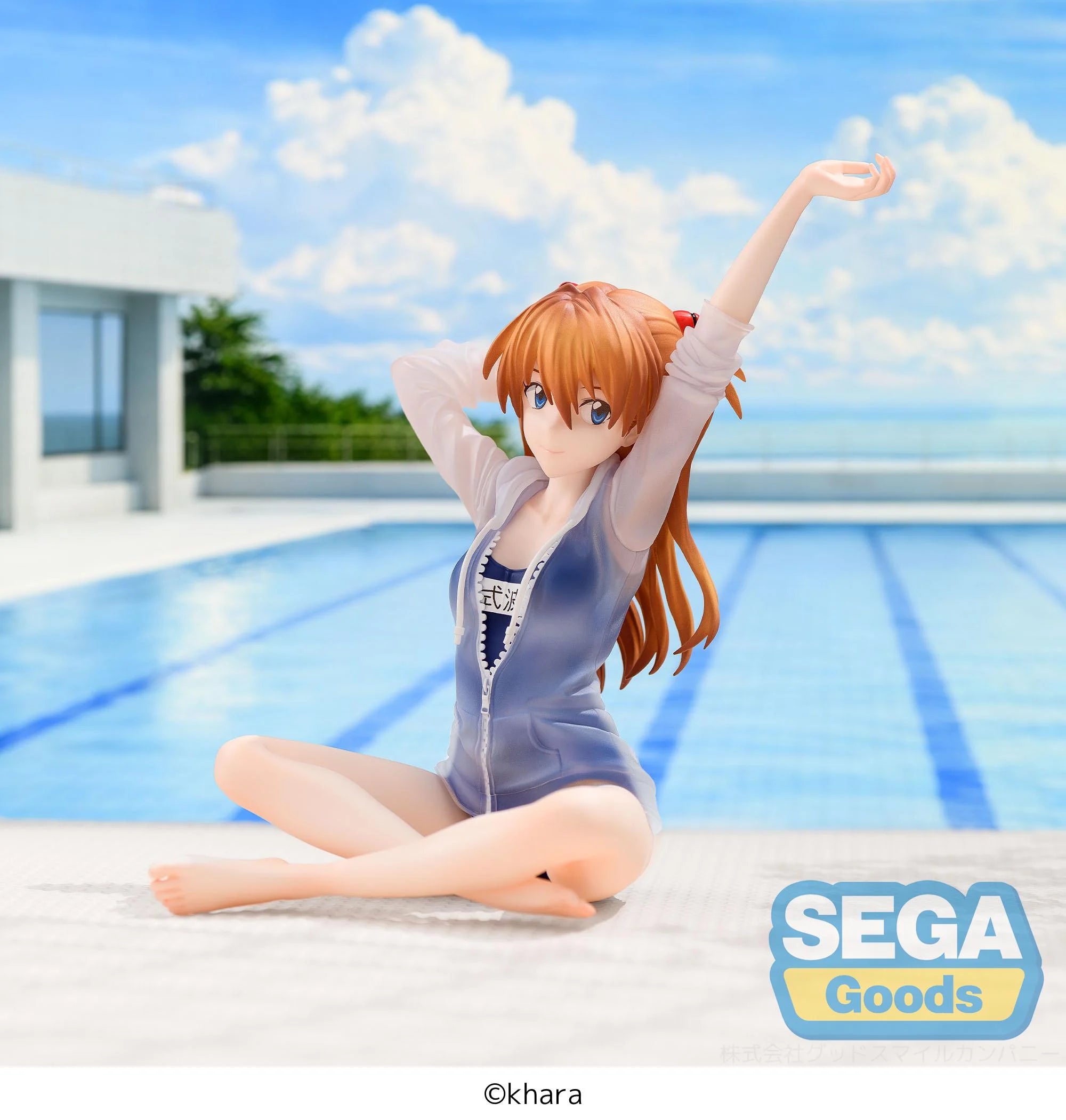 EVANGELION - Asuka "School Swimsuit" - Figure Yumemirize 16cm