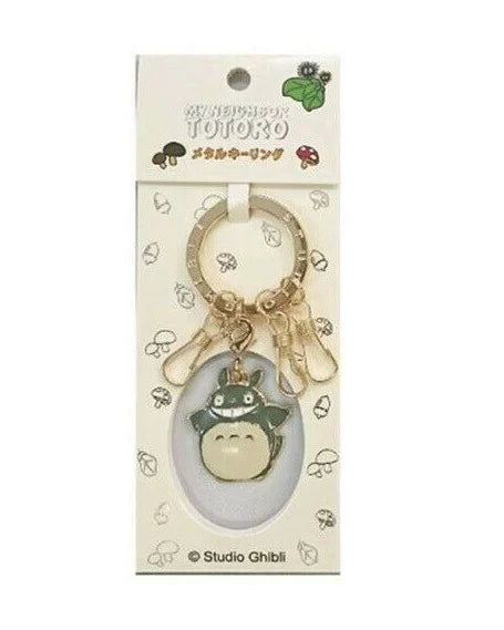MY NEIGHBOR TOTORO - Grey Totoro smile - Metal Keychain