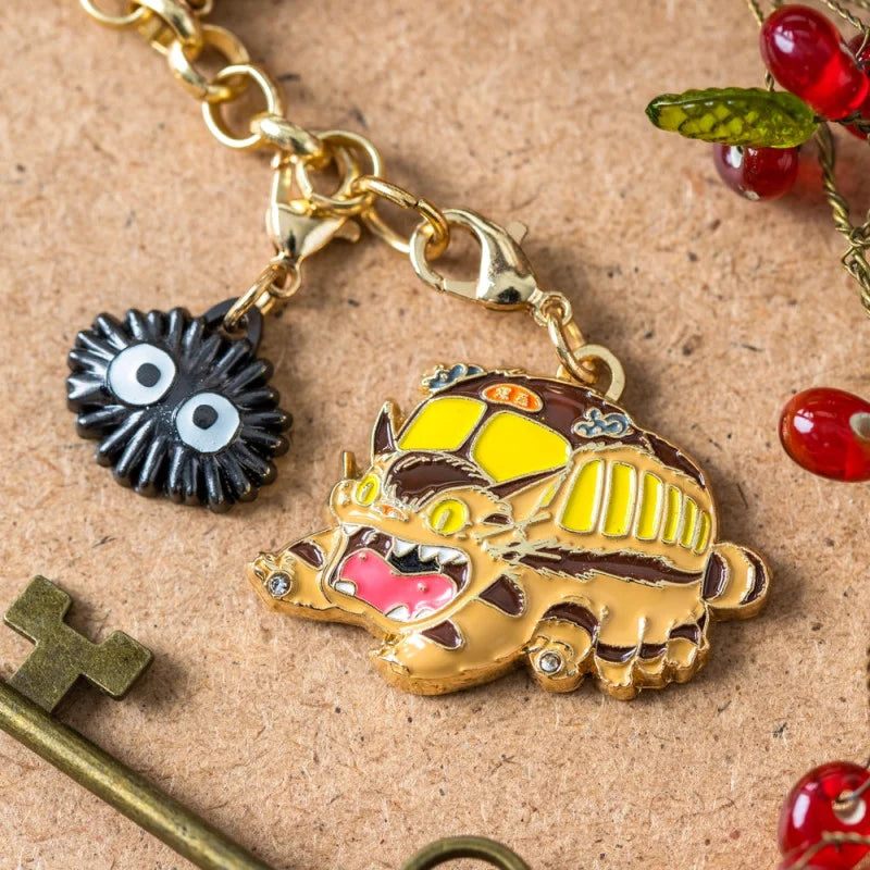 MY NEIGHBOR TOTORO - Chatbus & Noiraude - Chainette charms