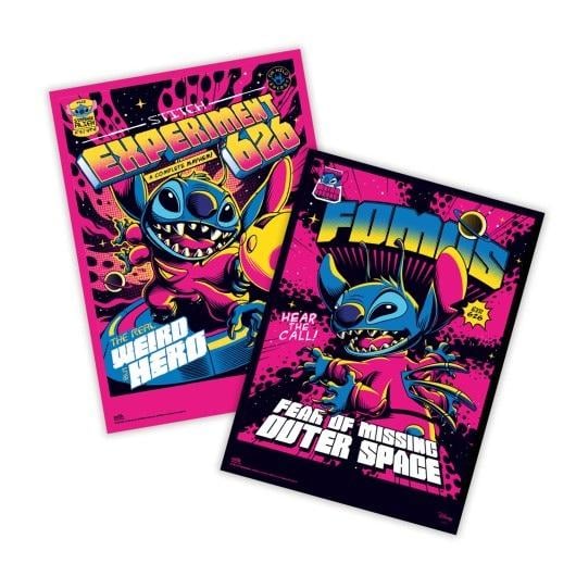 STITCH - Set of 2 Mini Posters 38x52cm