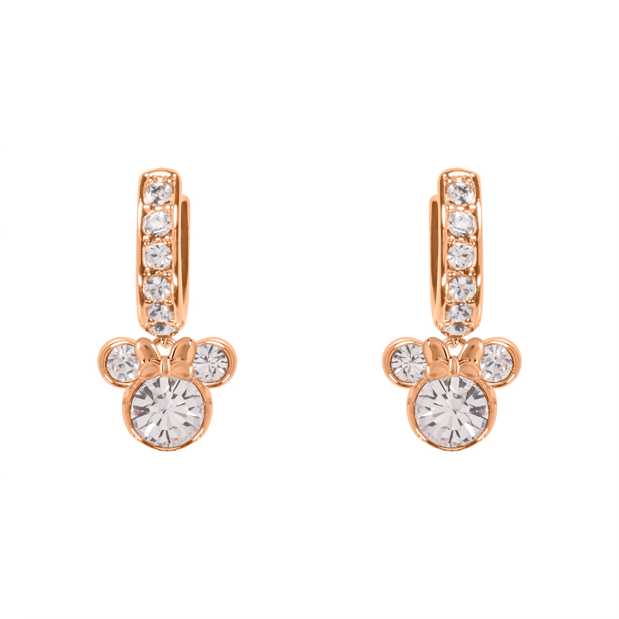 MINNIE – Mutter und Tochter-Set – Halskette + Ohrringe aus versilbertem Messing