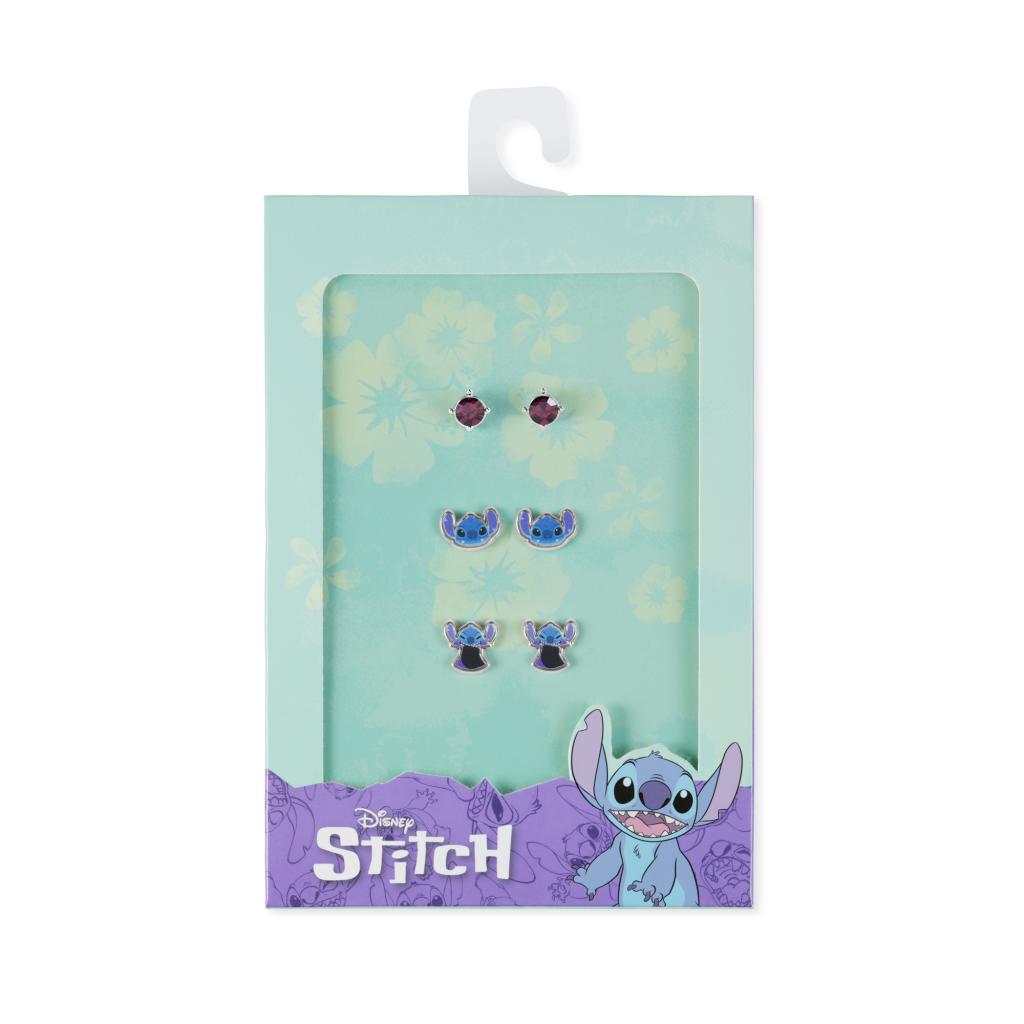 STITCH - Scary Stitch - 3 Pairs of Studs Earrings