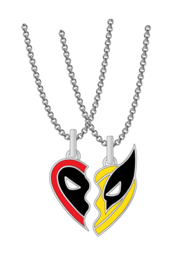 DEADPOOL vs WOLVERINE - Duo Set BFF Necklace