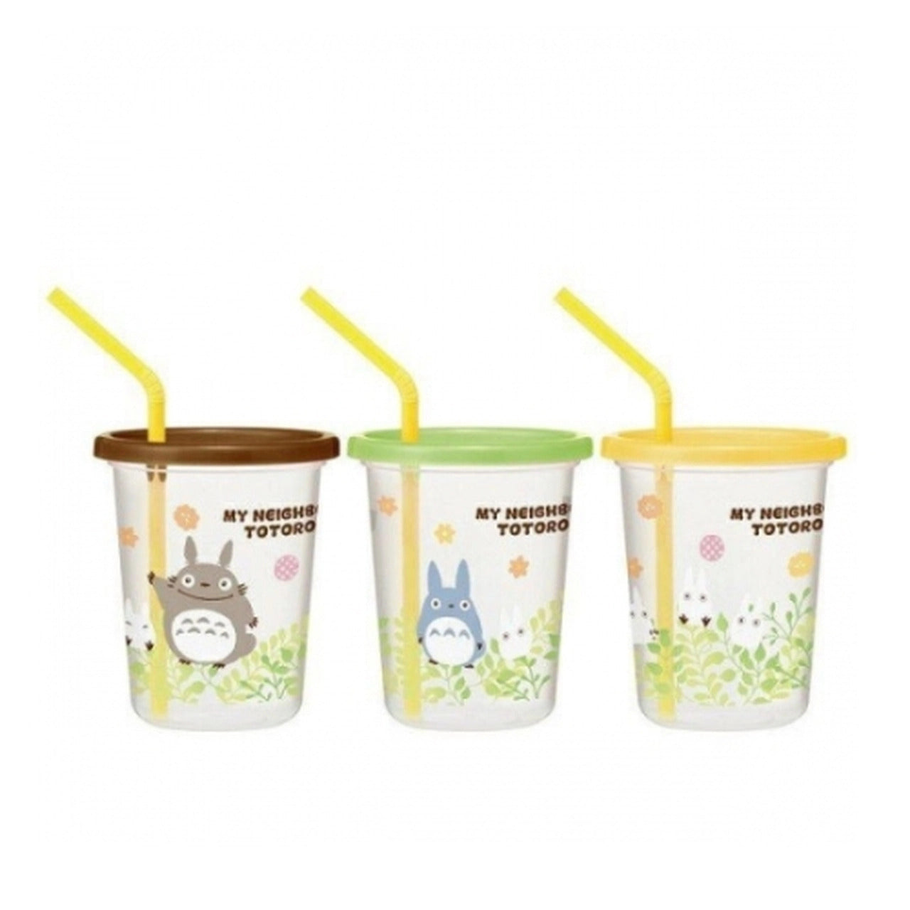 STUDIO GHIBLI - Totoro - Set of 3 Cup with lid and straw 320ml