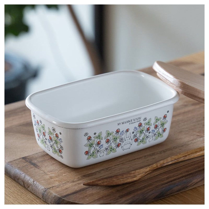 STUDIO GHIBLI – Mein Nachbar Totoro – Butterdose aus Emaille, 158 x 105 x 74 mm