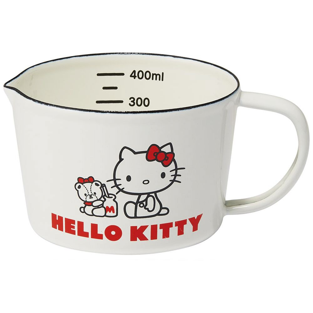 HELLO KITTY - Tiny Chum - Emaille-Messbecher 450 ml