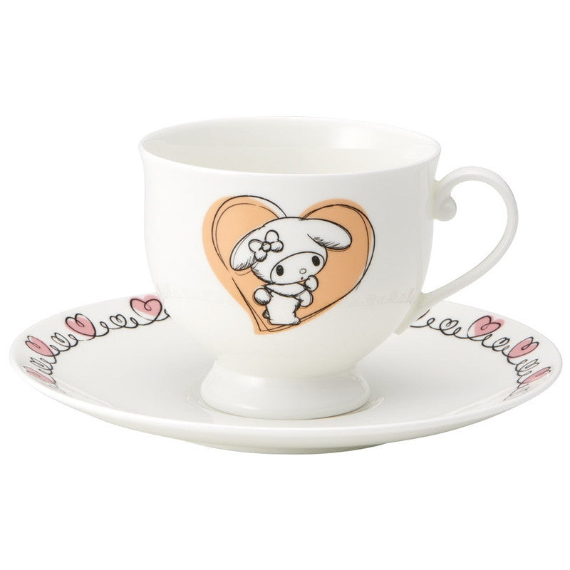 HELLO KITTY - My Melody - Cup and saucer "Bone China" 240ml