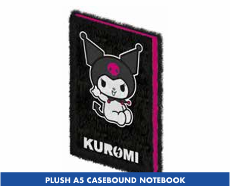KUROMI - Plush Notebook