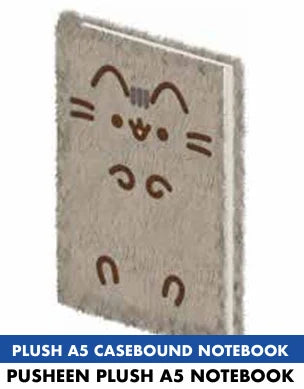 PUSHEEN - A5 Plush Notebook