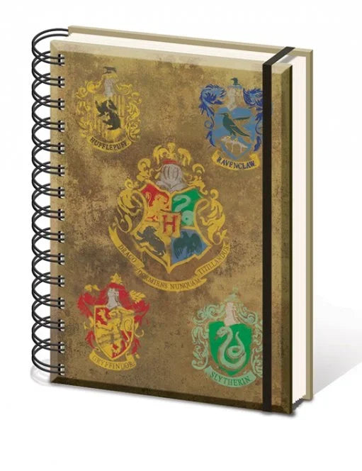 HARRY POTTER – Notizbuch A5 – Wappen von Hogwarts