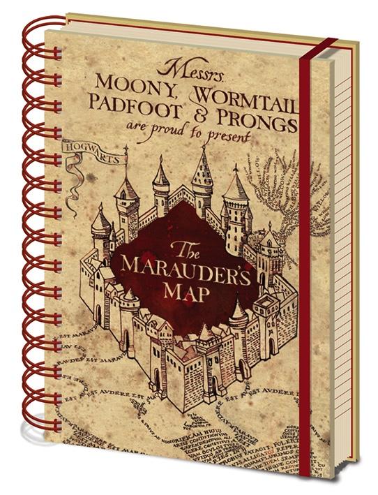 HARRY POTTER - Notebook A5 - The Marauders Map