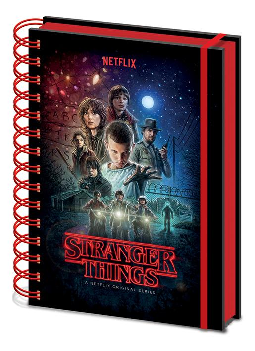 STRANGER THINGS - One Sheet - Notebook A5