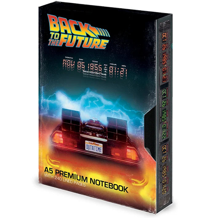 ZURÜCK IN DIE ZUKUNFT - Notizbuch A5 Premium - VHS Great Scott