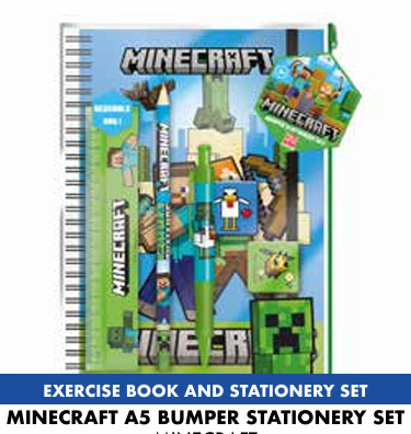 MINECRAFT - A5 Bumper Stationary Set