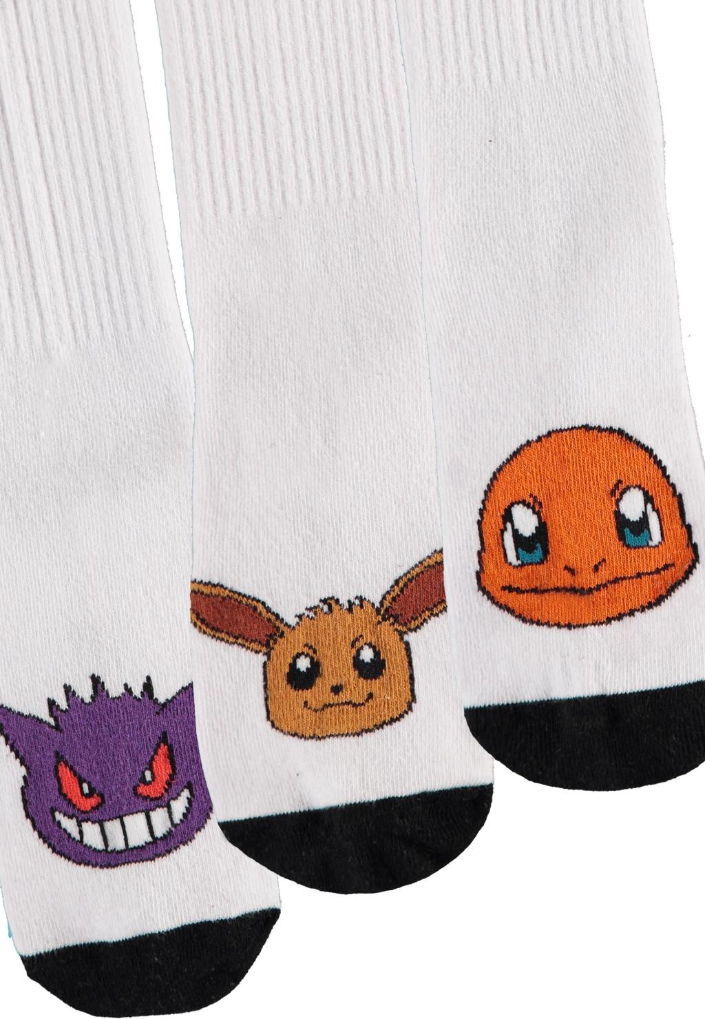 POKEMON - Trio - Pack of 3 pairs of Sport socks (S 5,5-8)