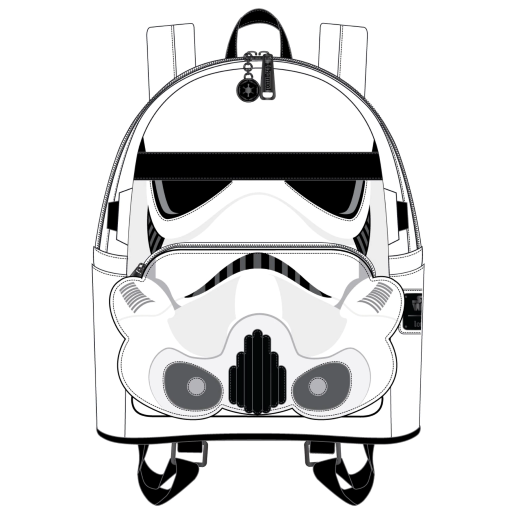 STAR WARS - Stormtrooper - Backpack LoungeFly '23x27x11cm'