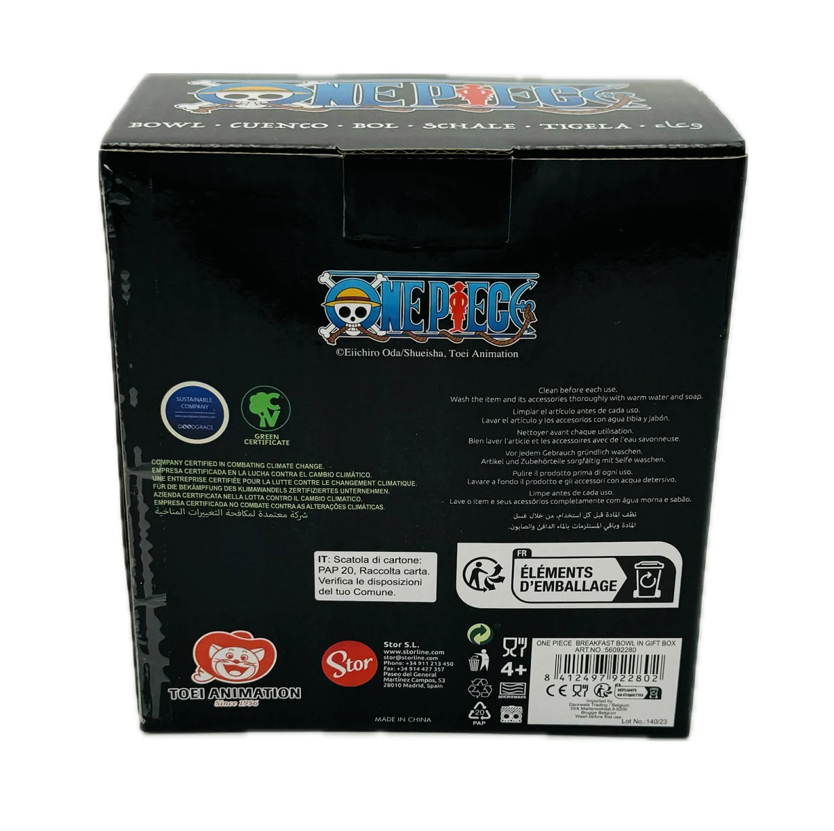 ONE PIECE - Crew - Keramikschale in Geschenkbox - 600 ml