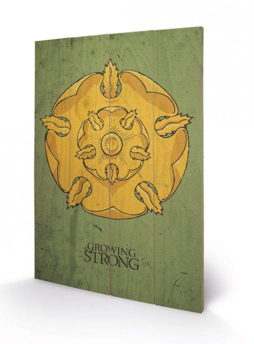 GAME OF THRONES - Printing on wood 40X59 - Tyrell