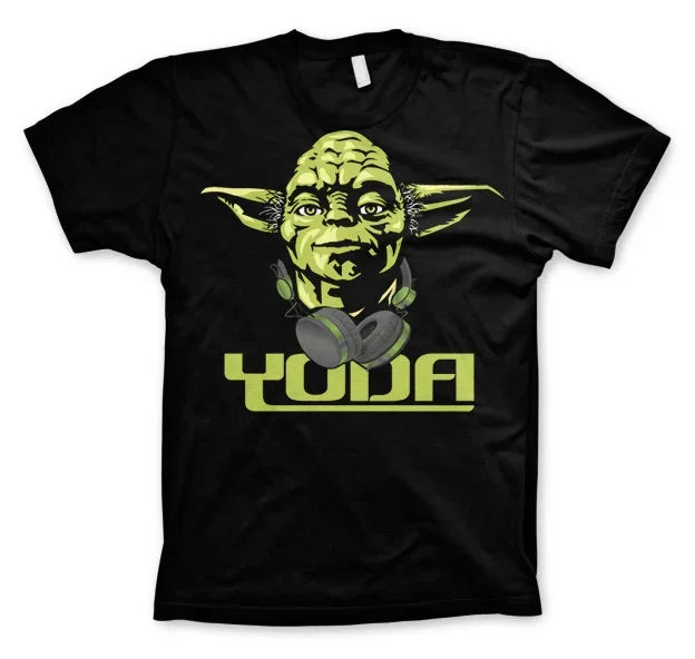 STAR WARS - T-Shirt Cool Yoda - Schwarz (L)