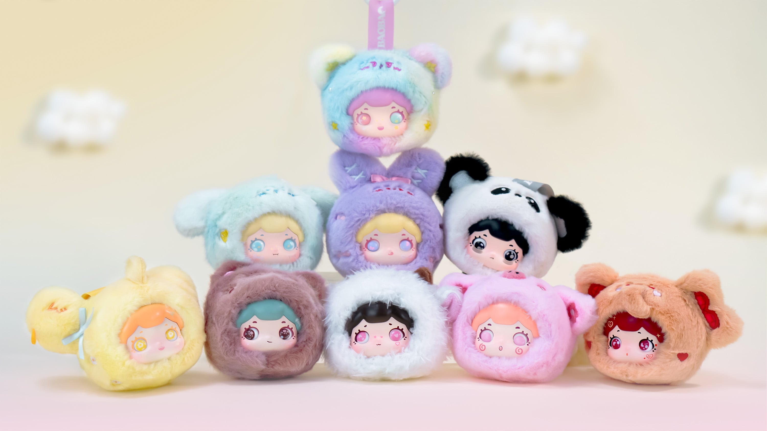 TOYBEBOP - Baobao's Fuzzy Babe Series Plush BLIND BOX - 6.5cm