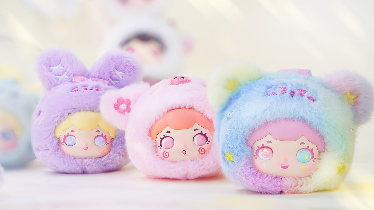 TOYBEBOP - Baobao's Fuzzy Babe Series Plush BLIND BOX - 6.5cm