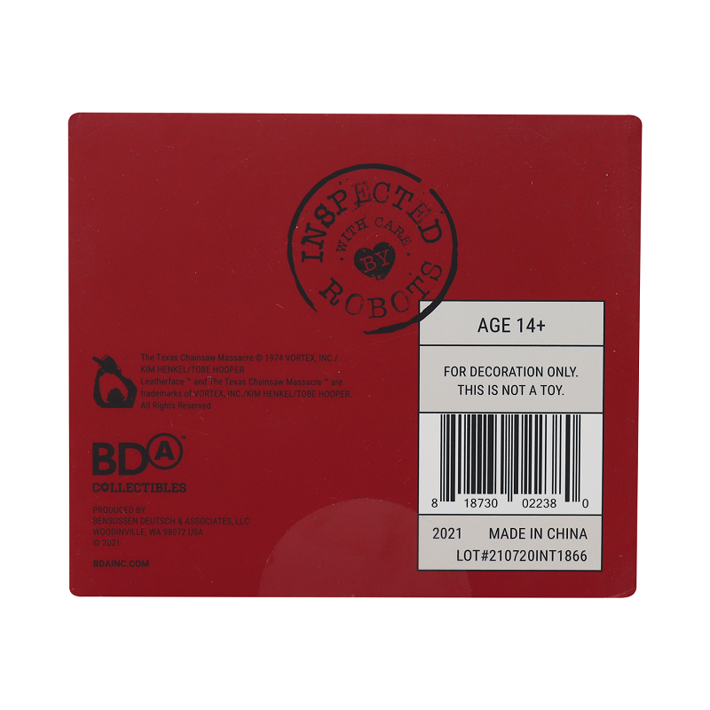 LEATHER FACE - Handmade By Robots N°07 - Collectible Vinyl Figure