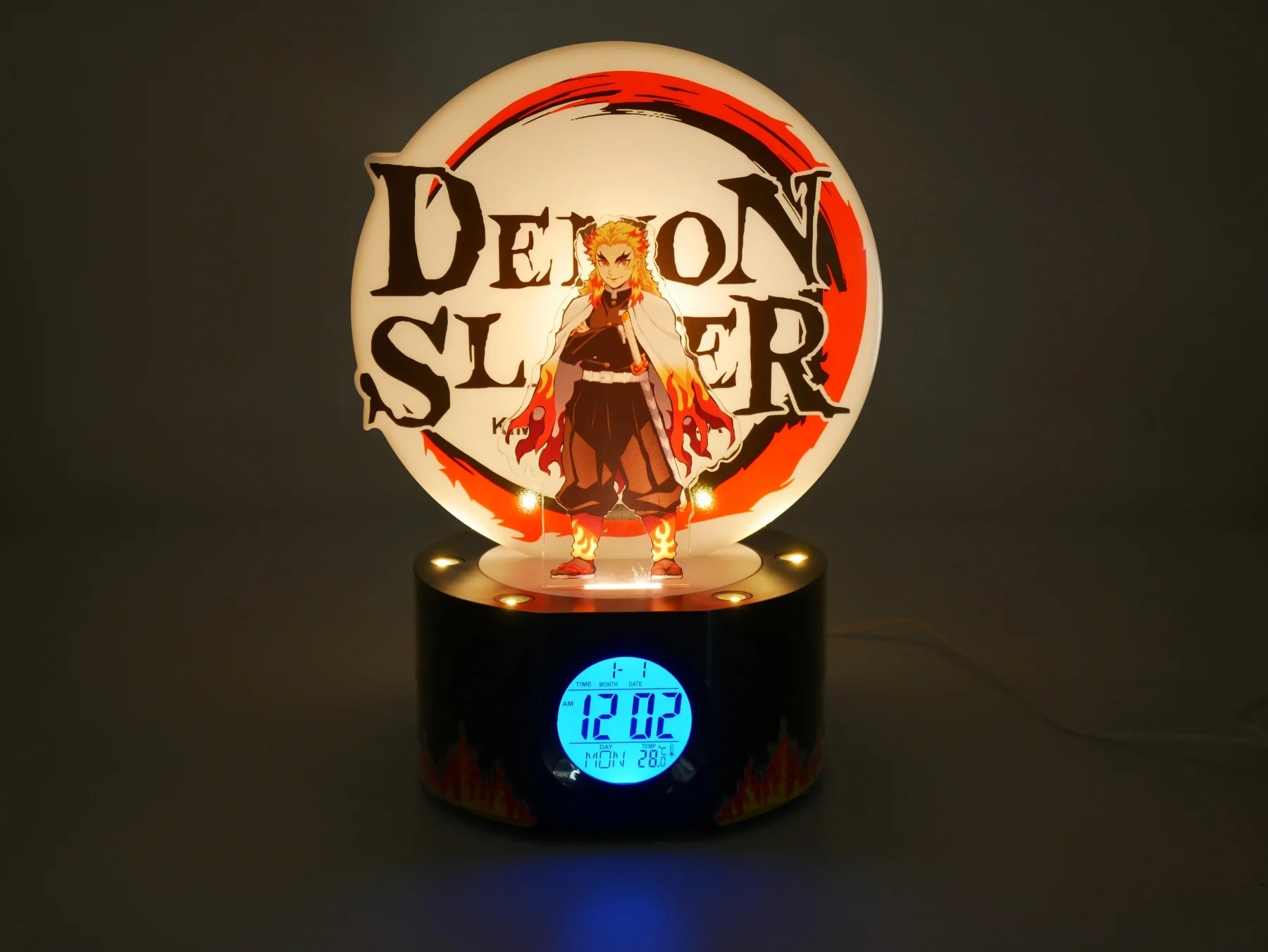 DEMON SLAYER – Rengoku – LED-Leuchtwecker – 20,3 cm