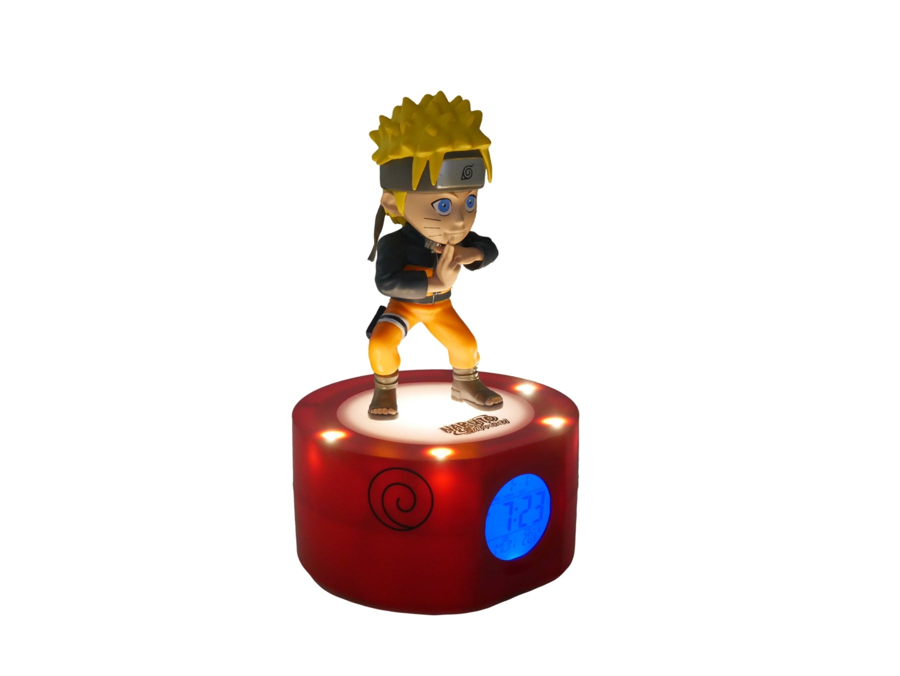 NARUTO SHIPPUDEN - LED Light-Up Alarm Clock