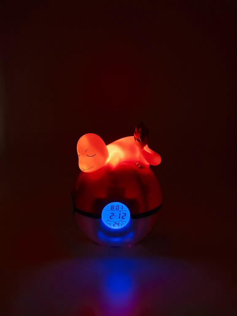 POKEMON - Charmander Pokeball - Alarm Clock with LED Lamp
