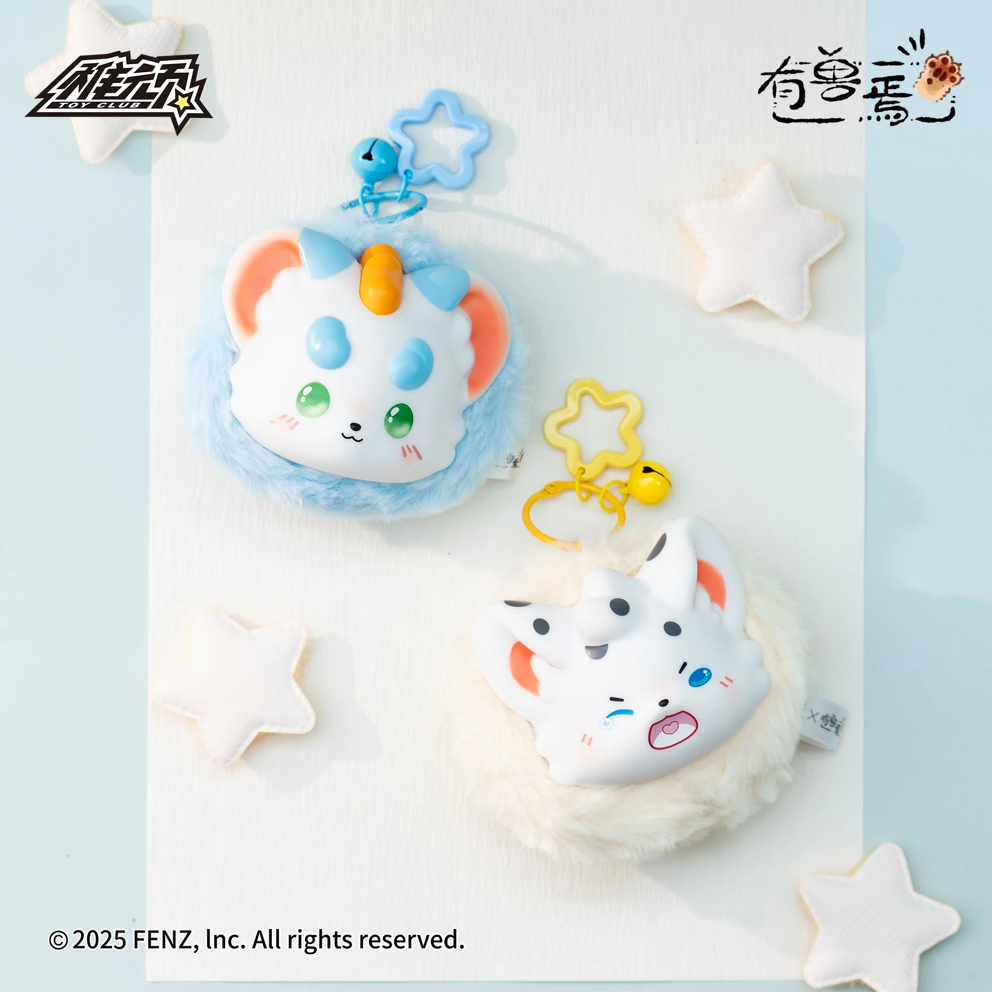 TOY CLUB -"You Shou Yan" Fu Rui Companion Series-BLIND BOX (6pcs) -9cm