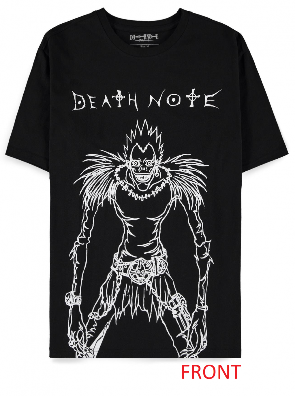 DEATH NOTE - Ryuk Front - Men's Black T-Shirt (M)