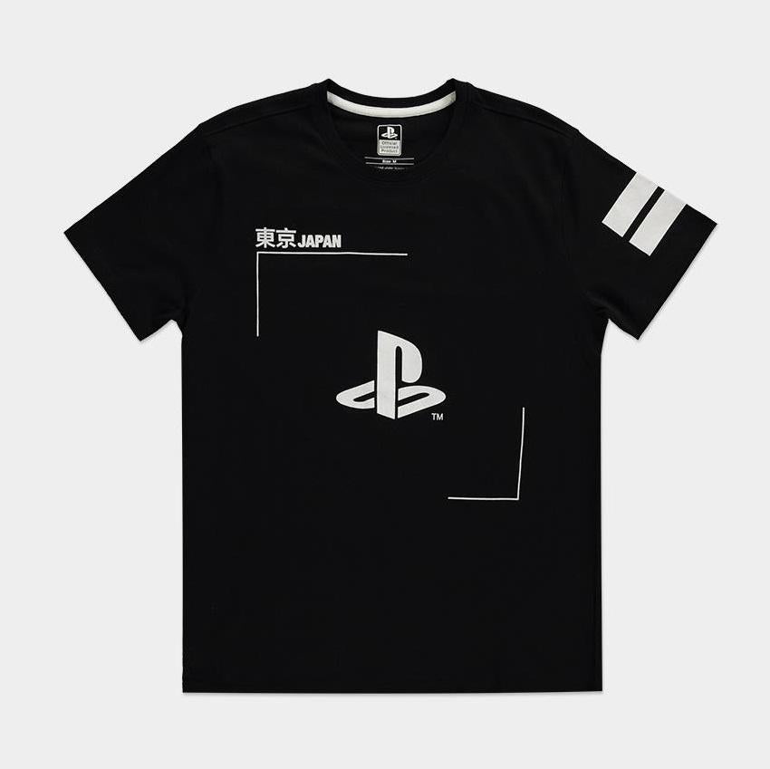 PLAYSTATION - Black & White Logo - Men T-Shirt (S)