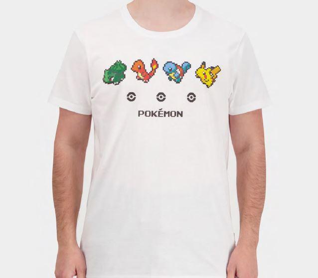 POKEMON - Pixel Starters - Men T-Shirt (XXL)