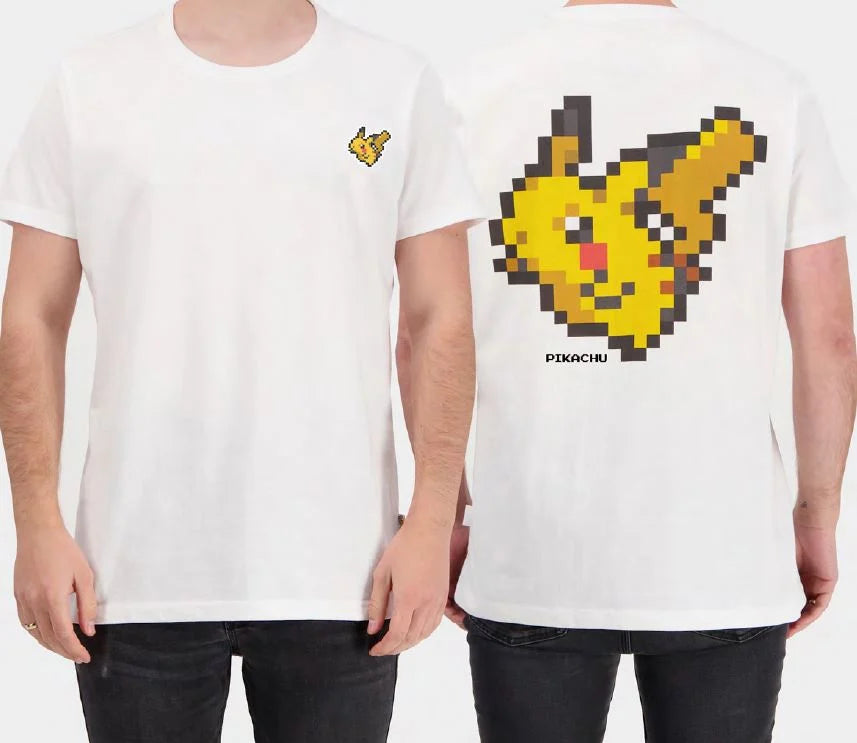 POKEMON - Pixel Pikachu - Herren T-Shirt (XL)