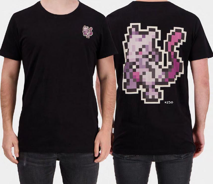 POKEMON - Pixel Mewtwo - Men T-Shirt (XL)