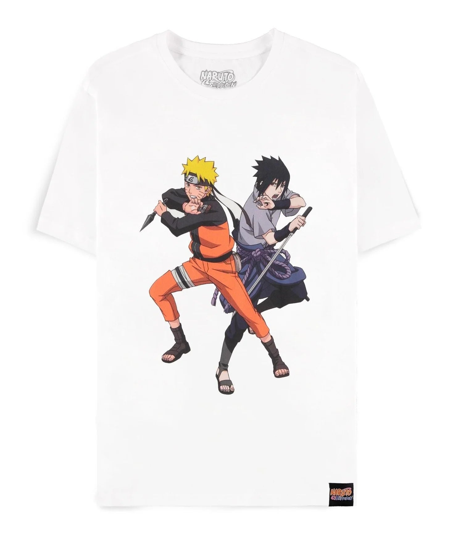 NARUTO SHIPPUDEN - Sasuke &amp; Naruto - Herren T-Shirt (M)