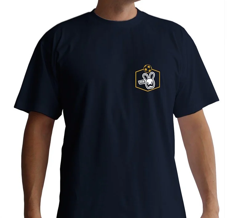 LAPINS CRETINS - T-shirt Euro Navy (XS)