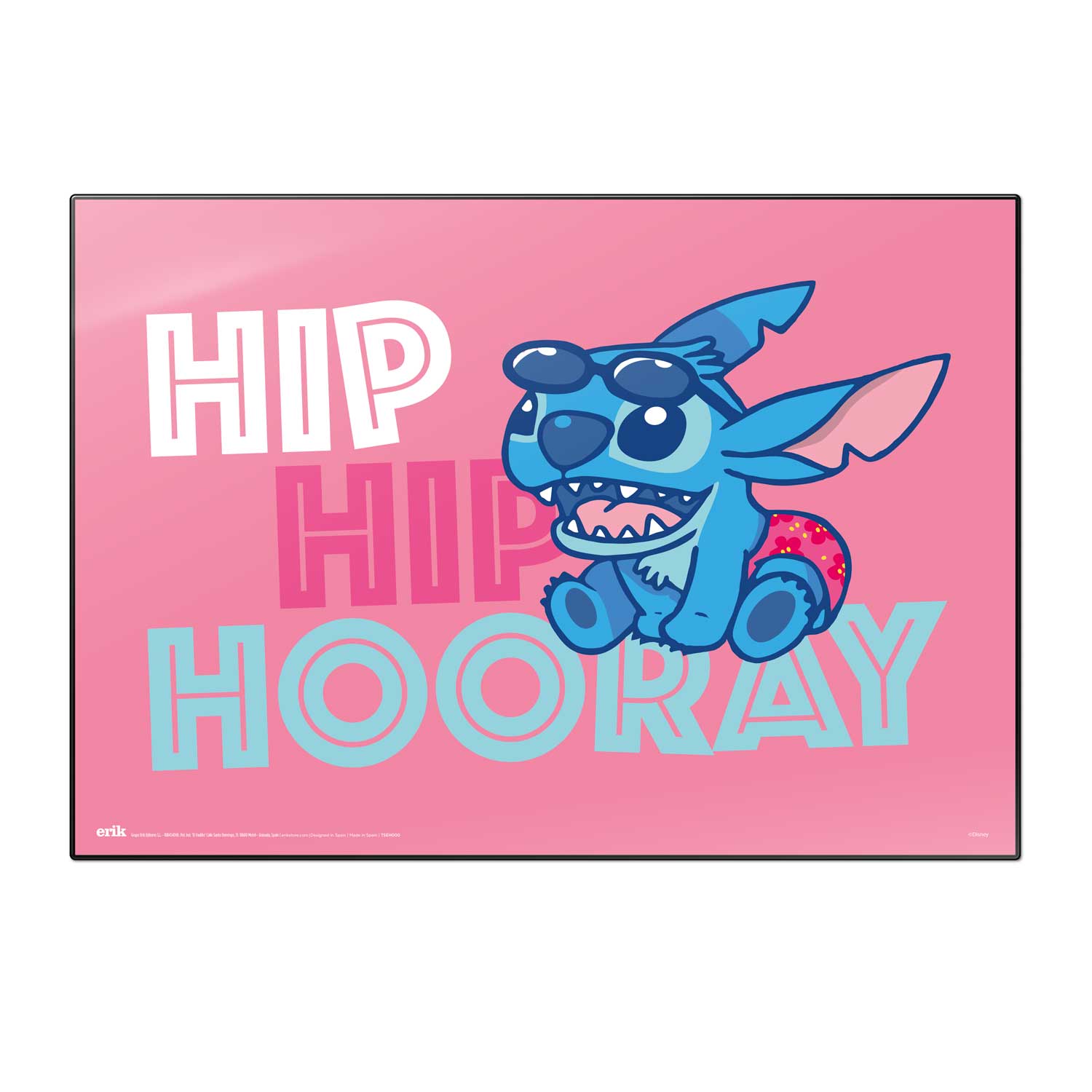STITCH - Hip Hip Hurra - Desktop-Matte