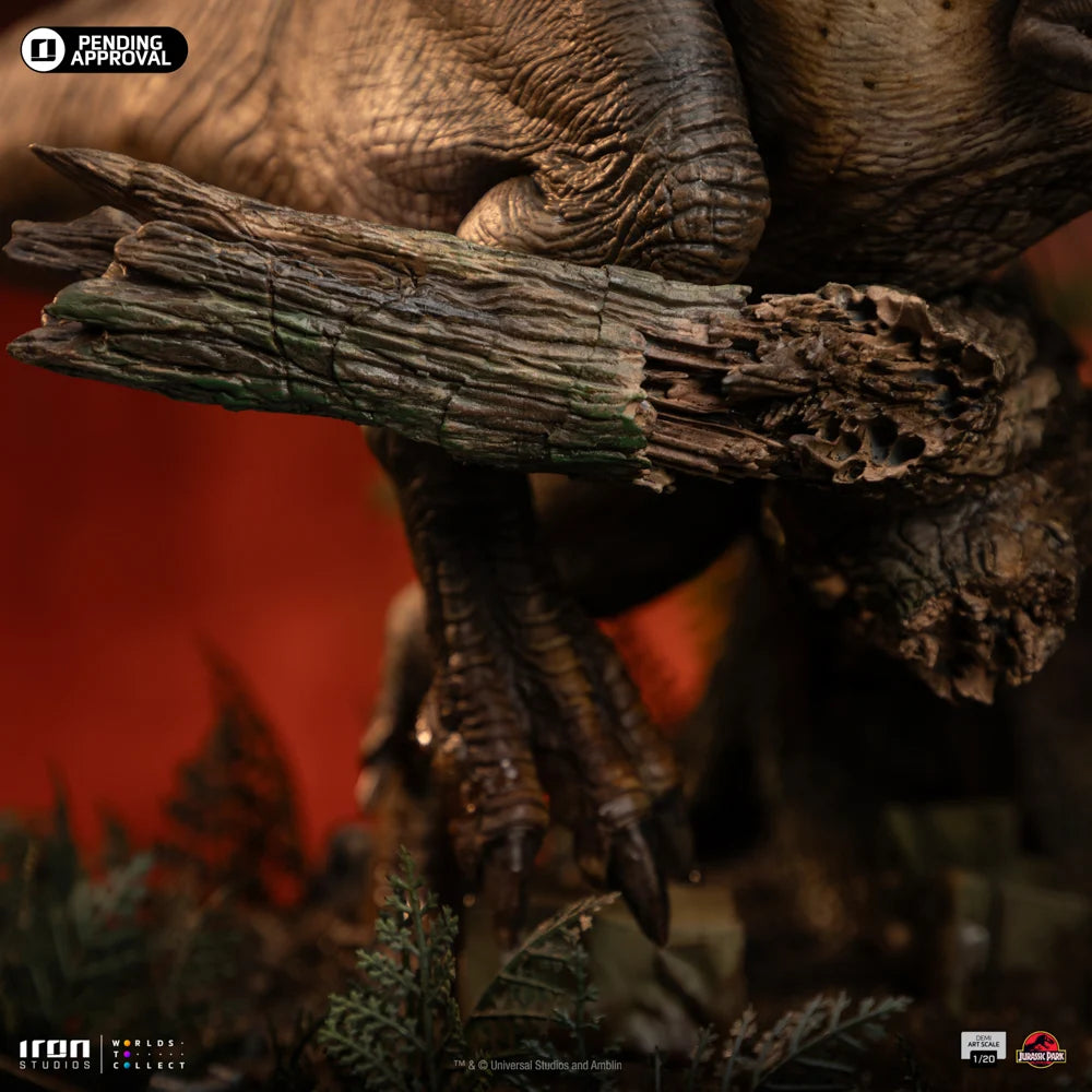JURASSIC PARK - T-Rex Chase - Statue Demi Art Scale 1/20 60cm