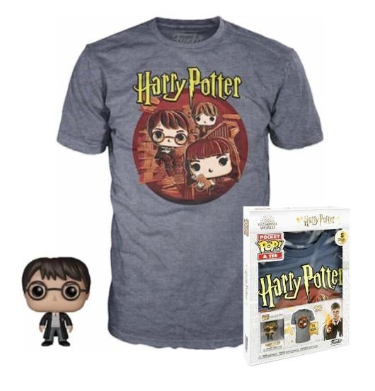 HARRY POTTER - Pocket POP - Harry Potter Trio + T-Shirt (XL)