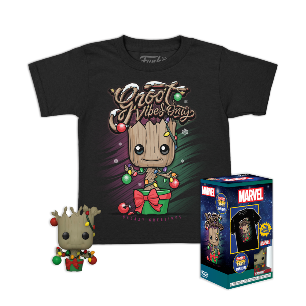 GUARDIANS OF THE GALAXY -Pocket POP - Holiday Groot + Tee (9-10 Jahre)